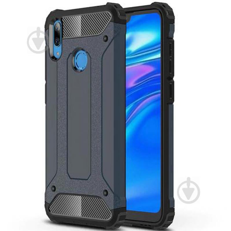 Бронированный противоударный TPU+PC чехол Epik Immortal для Xiaomi Redmi Note 7 / Note 7 Pro / Note 7s Серый (697151)