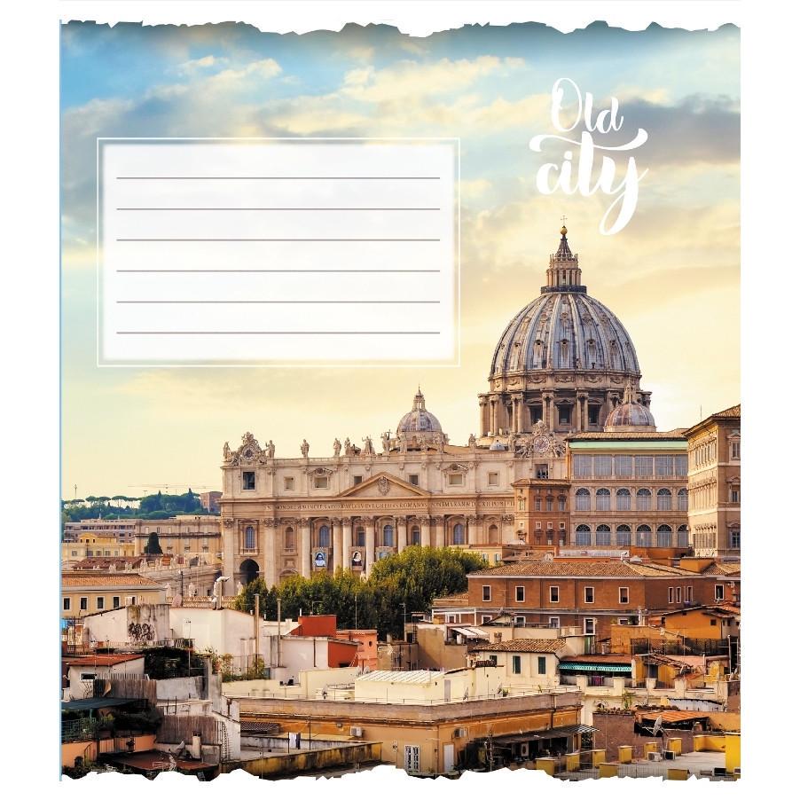 Зошит учнівський Leader Старе місто 096-630039K-1 в клітинку 96 арк. (RLT55412)