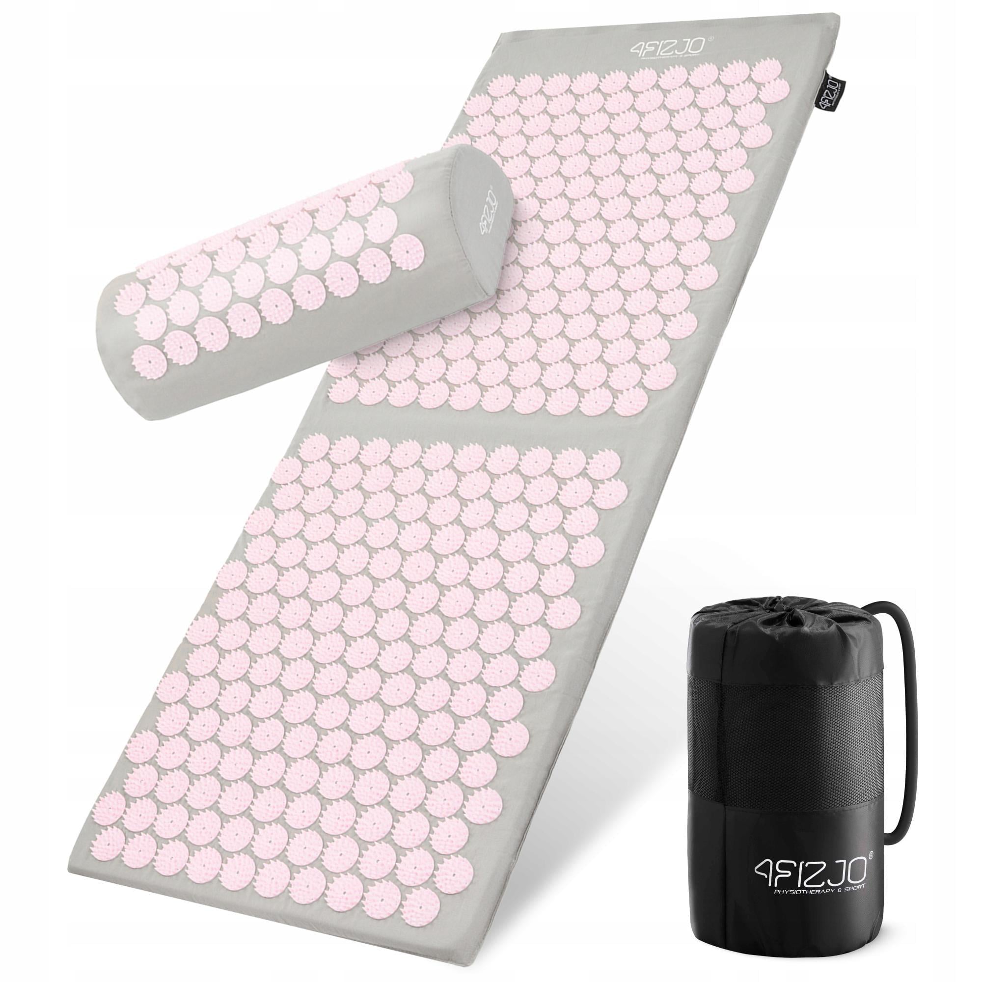 Коврик акупунктурный с валиком 4FIZJO Classic Mat XL Аппликатор Кузнецова Grey/Pink (P-5907739313294) Коврик акупунктурный с валиком 4FIZJO Classic Mat XL Аппликатор Кузнецова Grey/Pink (P-5907739313294)