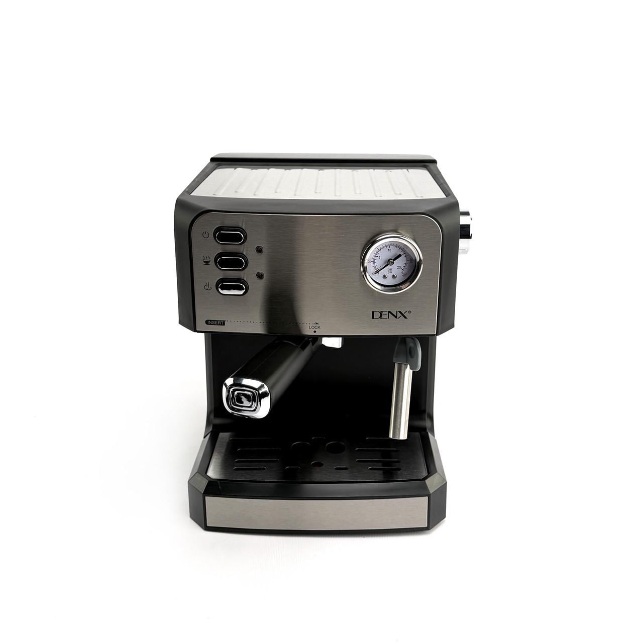 Кофемашина DENX DX2093 850 Вт с ручным капучинатором (DX2093)