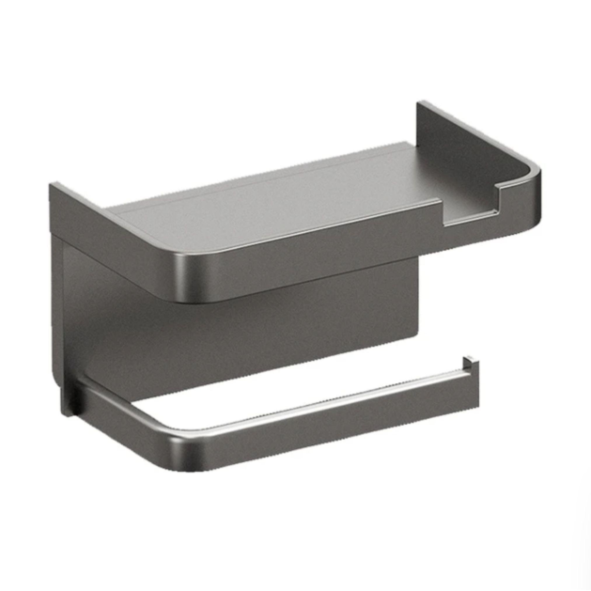 Полка-держатель для туалетной бумаги Серый (28583248)