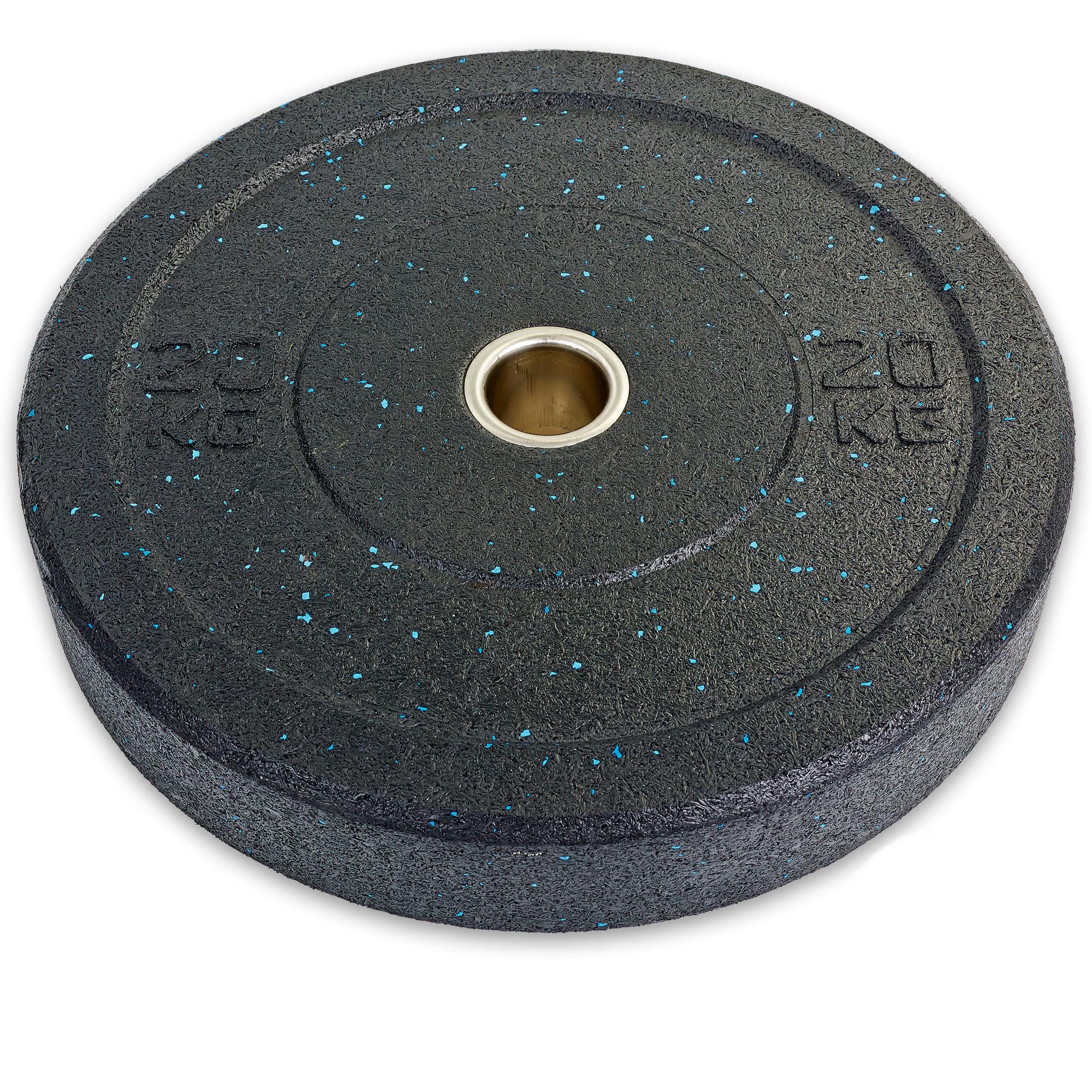 Диск бамперний для кросфіту Zelart Record RAGGY Bumper Plates ТА-5126-20 51 мм 20 кг Чорний (DR003037)