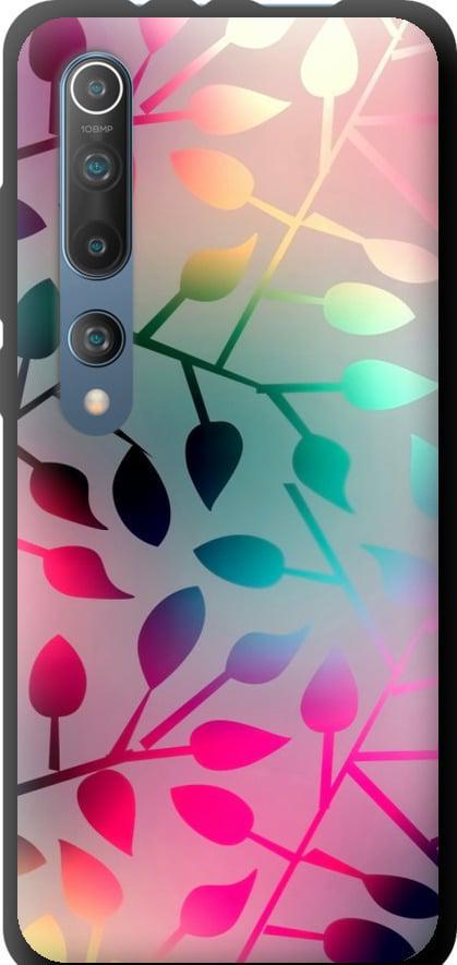 Чехол на Xiaomi Mi 10 Листья (2235b-1860-42517) Чехол на Xiaomi Mi 10 Листья (2235b-1860-42517)
