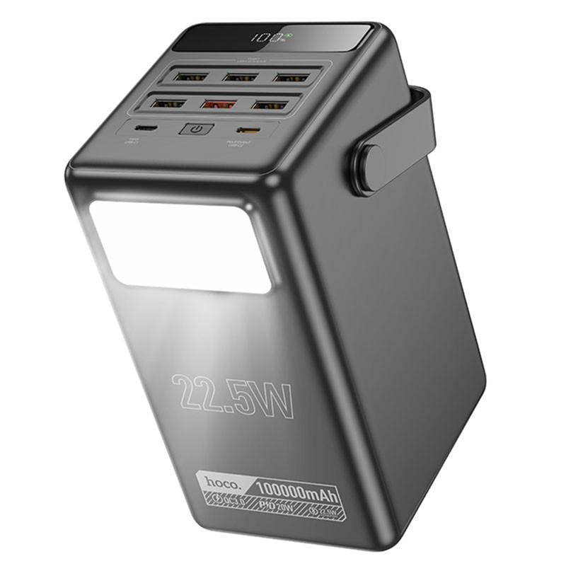 Повербанк Hoco DB03 Endure 22,5W 100 000 mAh Black (00000072297_1) - фото 2 Повербанк Hoco DB03 Endure 22,5W 100 000 mAh Black (00000072297_1) - фото 2