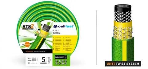 Шланг поливальний садовий Cellfast Green ATS2 5/8" 50 м (ПР 15-111) - фото 4