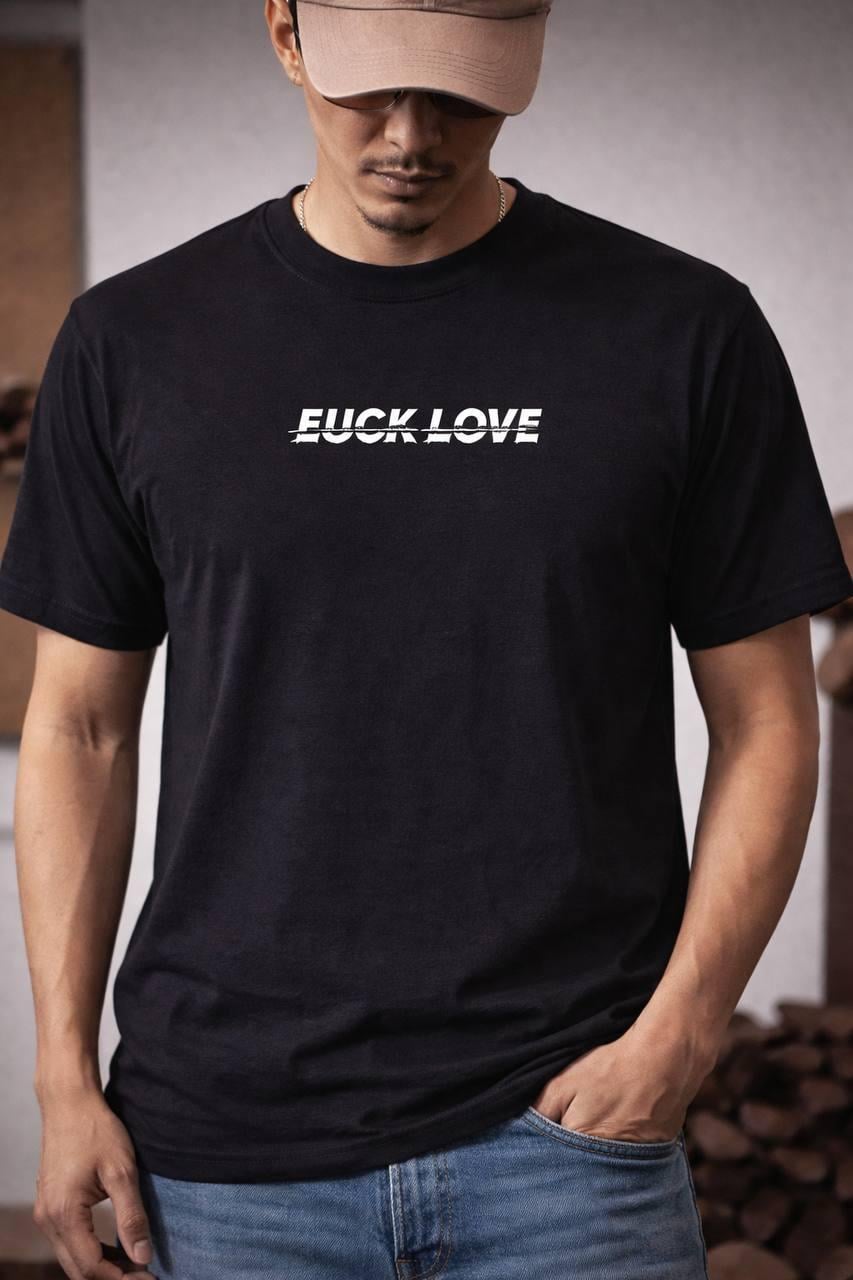 Футболка FхCK/LOVE XXL Чорний