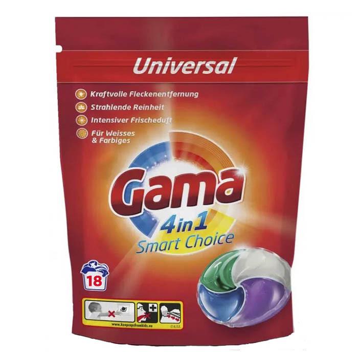 ᐉ Капсулы для стирки Gama Universal 4в1 18 шт. (1648803265)
