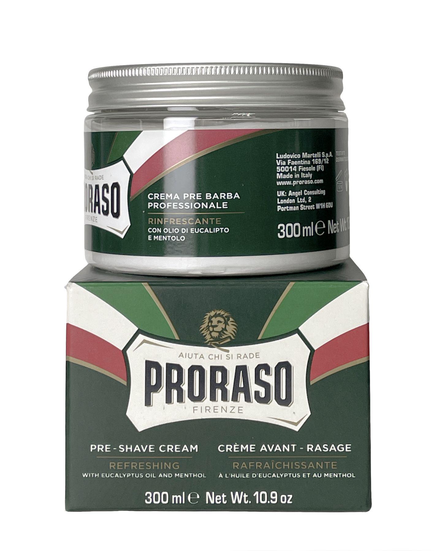 Крем до гоління Proraso Pre-Shave Cream з екстрактом евкаліпта і ментолу 300 мл (8004395006052) - фото 2 Крем до гоління Proraso Pre-Shave Cream з екстрактом евкаліпта і ментолу 300 мл (8004395006052) - фото 2