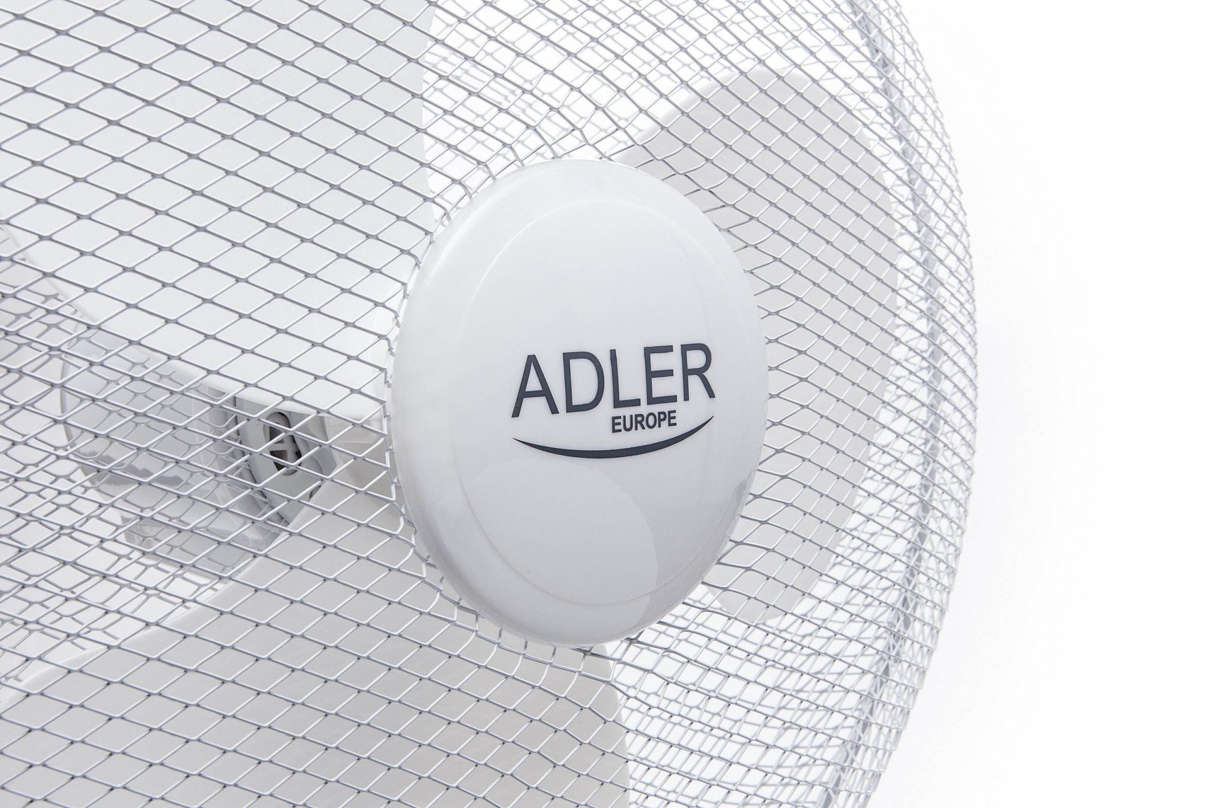 Вентилятор напольный Adler AD 7305 90W Белый - фото 2