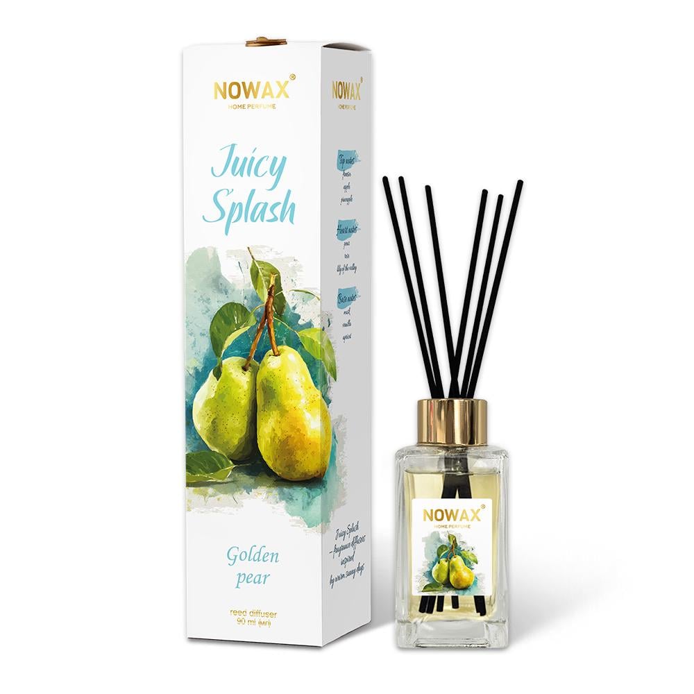 Аромадиффузор с палочками Nowax Juicy Splash Golden Pear 90 мл (NX00172)
