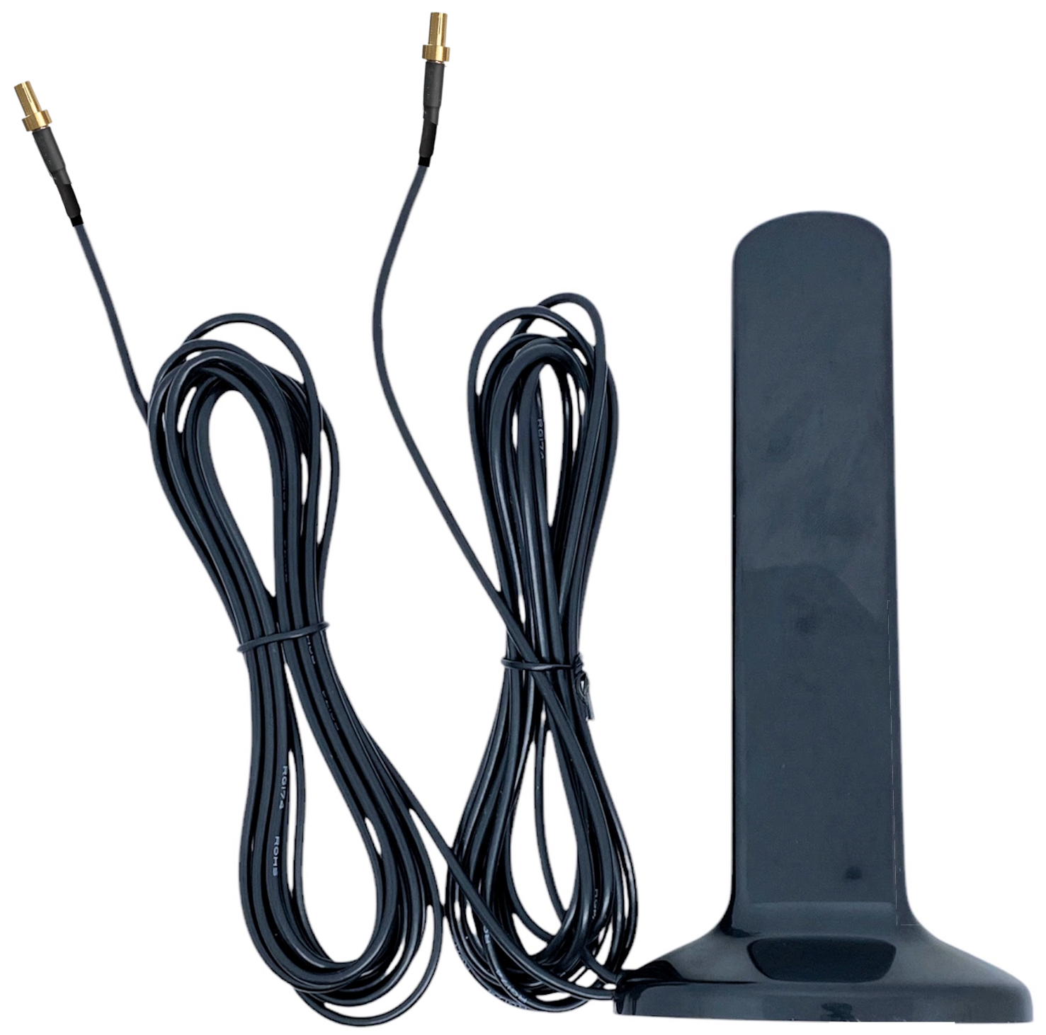 Антена автомобільна широкосмугова MIMO 16 Дб інтернет 4G TS-9 кабель 3 м неодимовий магніт 800-2700 Мгц (23644054)