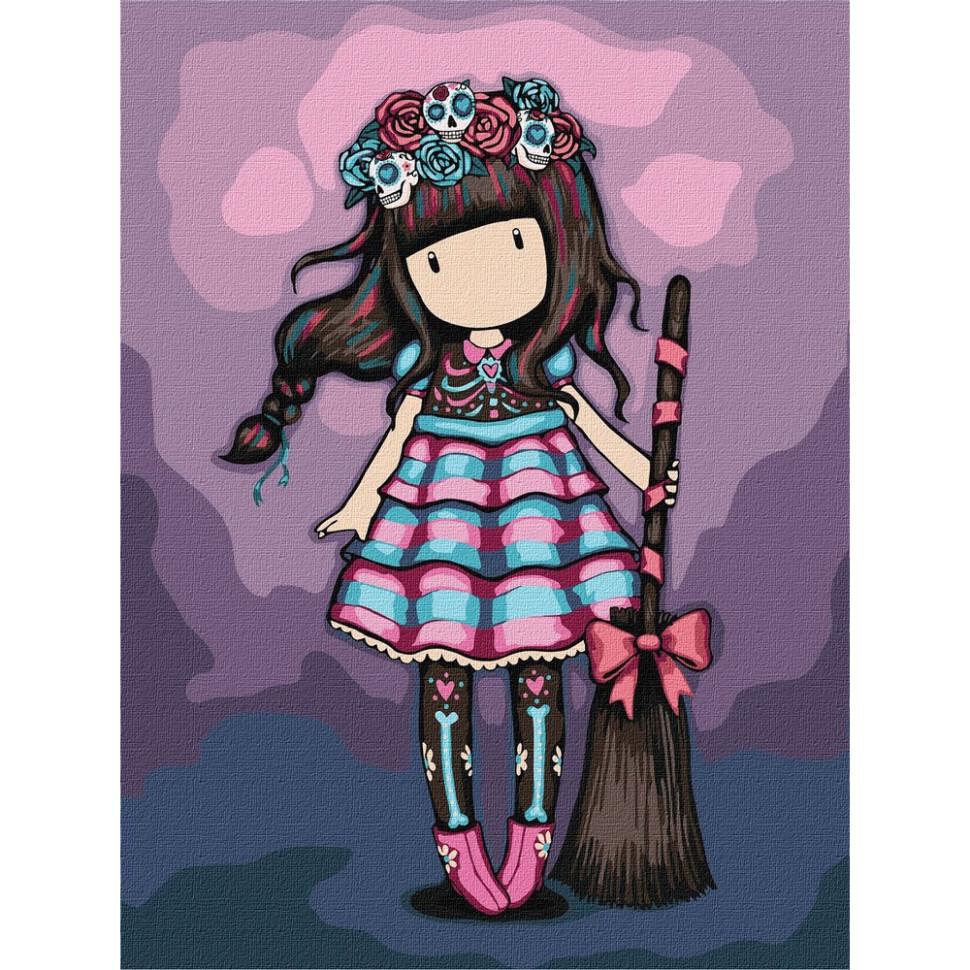 Картина по номерам Ideyka Frida Santoro Gorjuss Collection 30x40 см (KHO8675)