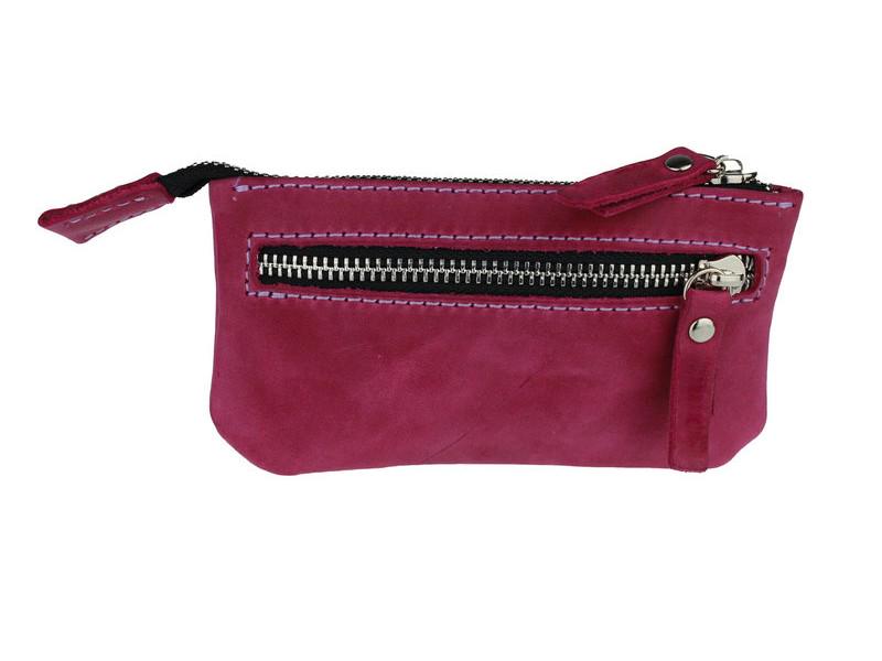 Ключница FREESKIN Type 2 кожанная 14x7x1 см Фуксия (81108) - фото 2 Ключница FREESKIN Type 2 кожанная 14x7x1 см Фуксия (81108) - фото 2