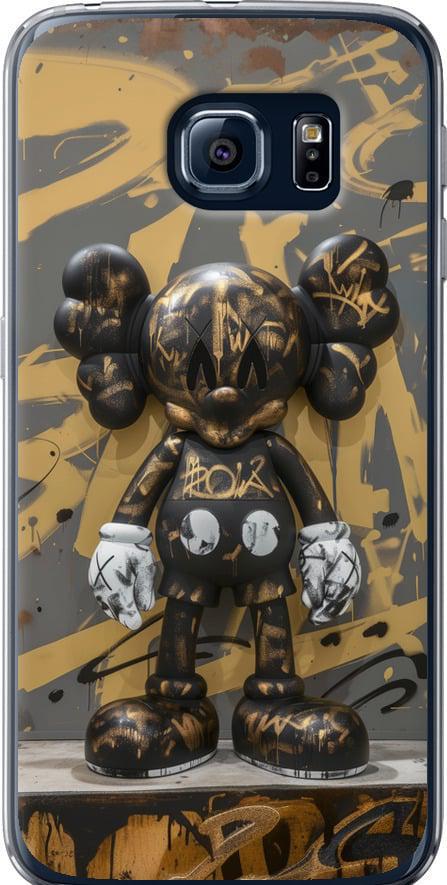 Чехол на Samsung Galaxy S6 G920 Bronze kaws (6097u-80-42517)
