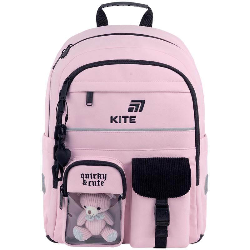 Рюкзак шкільний з ортопедичною спинкою KITE Education K26-584M-1 Quirki&Cute (000996121)