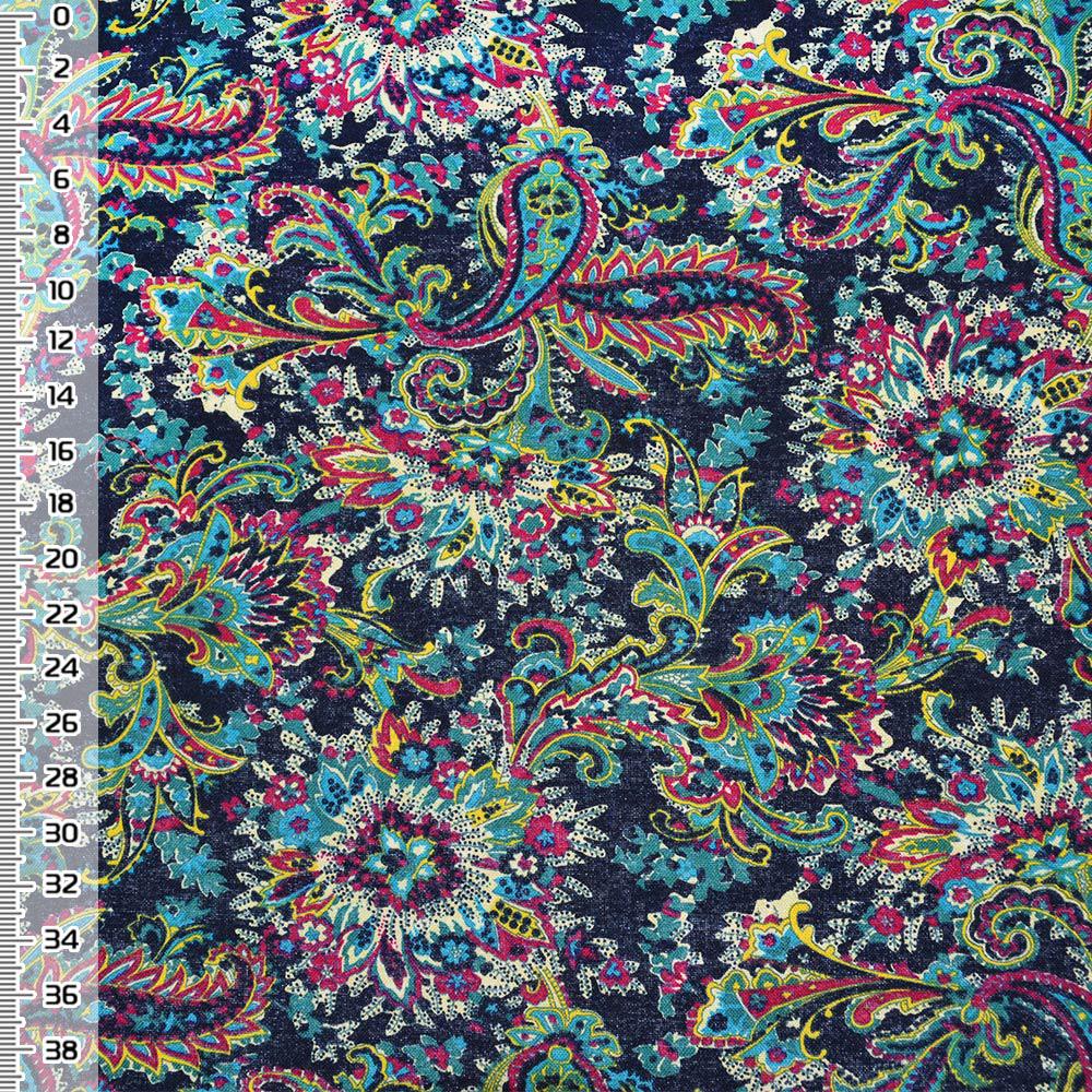 Тканина льон ширина 145 см Різнокольоровий (12623.050) - фото 3