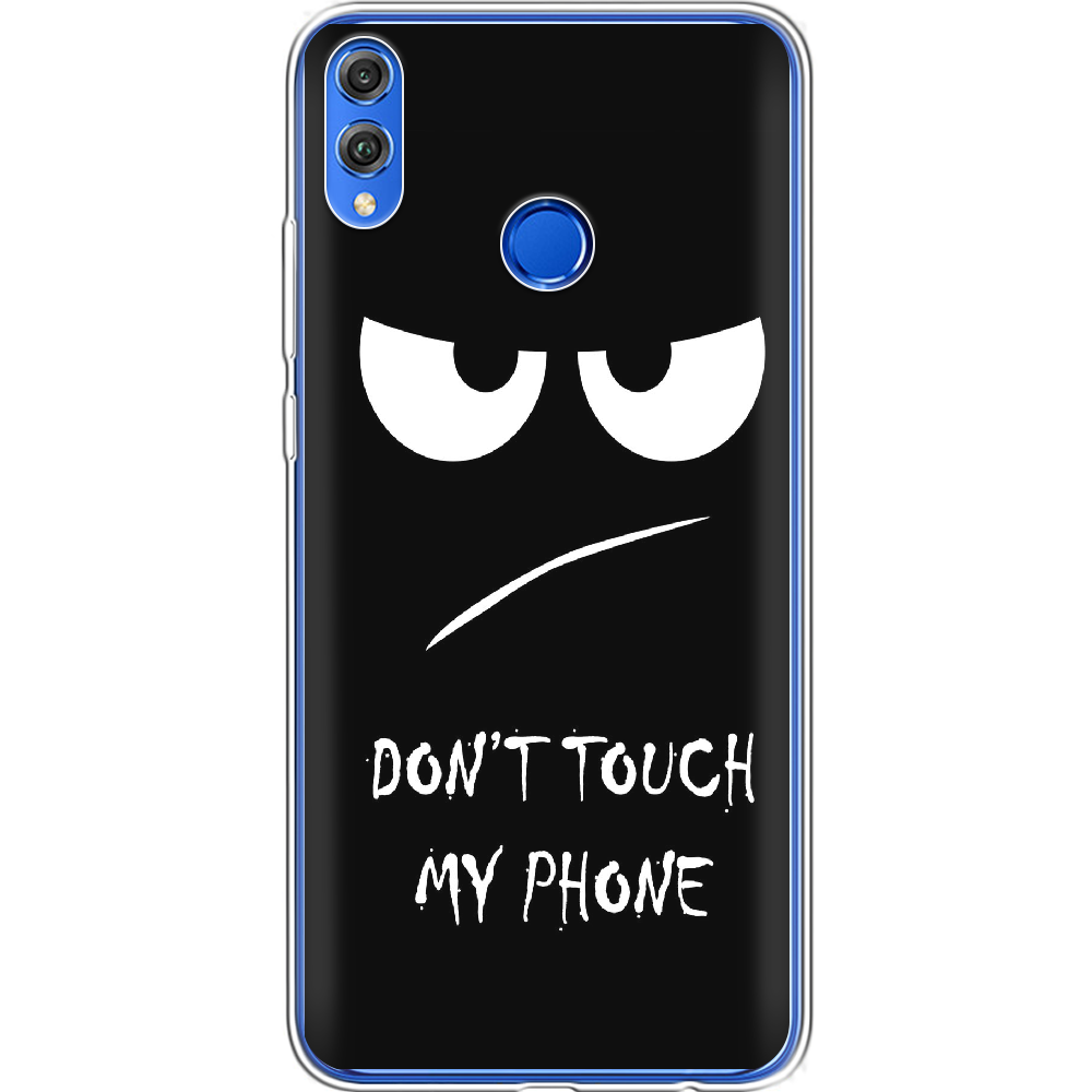 Чехол Boxface Honor 8x Don't Touch my Phone Прозрачный силикон (35419-up535-35419)