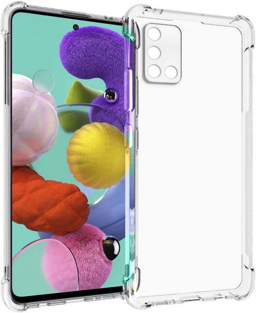 Прозрачный чехол UltraAir MultiCam Samsung Galaxy A71 A715 (усиленный углами) (29462)