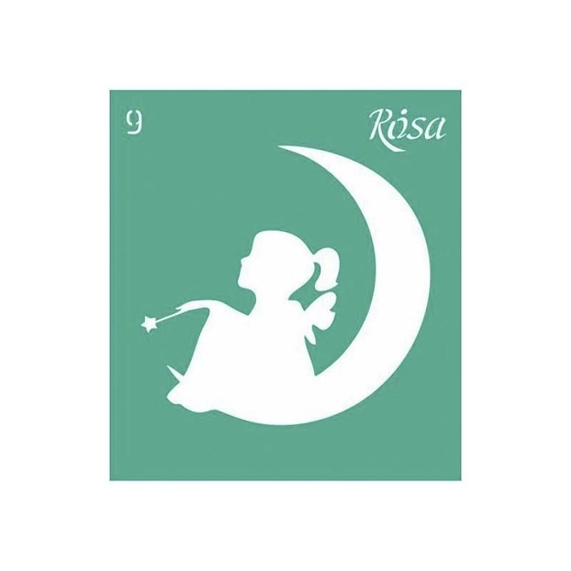 Трафарет многоразовый ROSA Love самоклеющийся 90х100 мм Разноцветный (RN-250-N-2665)