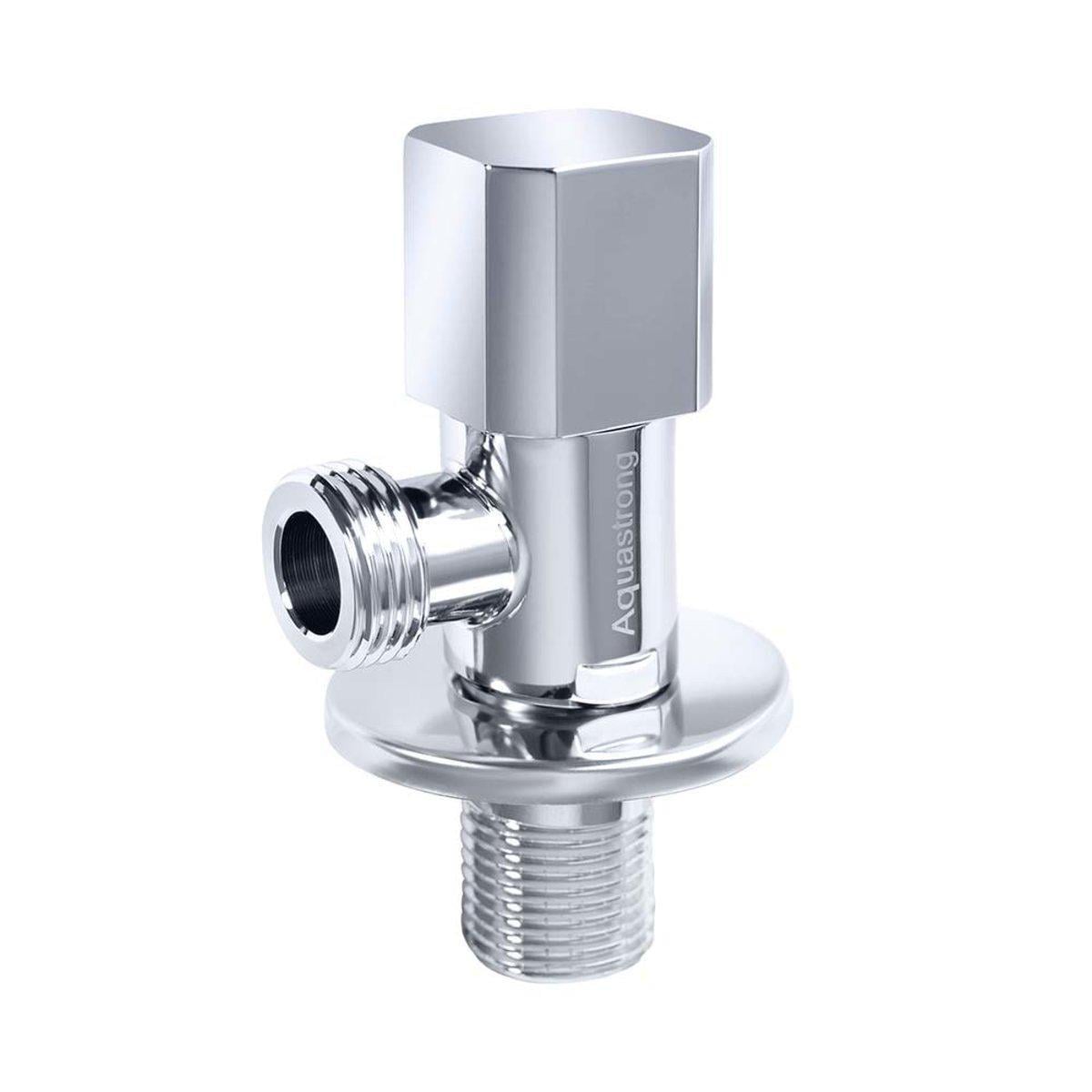 Кран кутовий Aquastrong C4 1/2"x3/4" ЗЗ нержавіюча сталь Хром (PUD-C402)