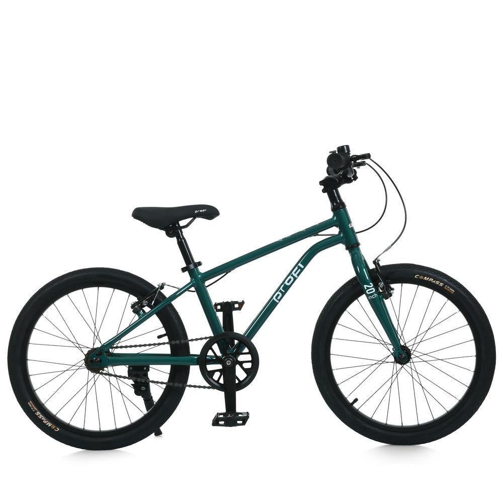 Дитячий велосипед PROF1 Lighty 20" алюмінієвий Зелений - фото 2 Дитячий велосипед PROF1 Lighty 20" алюмінієвий Зелений - фото 2