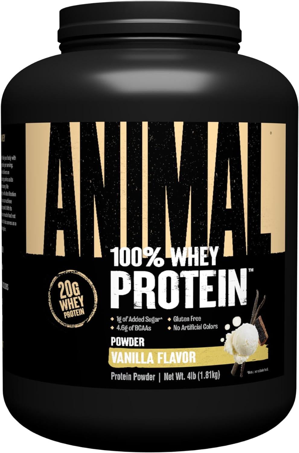 Протеин Universal Nutrition Animal 100% Whey Protein Powder Vanilla 1800 г Протеин Universal Nutrition Animal 100% Whey Protein Powder Vanilla 1800 г