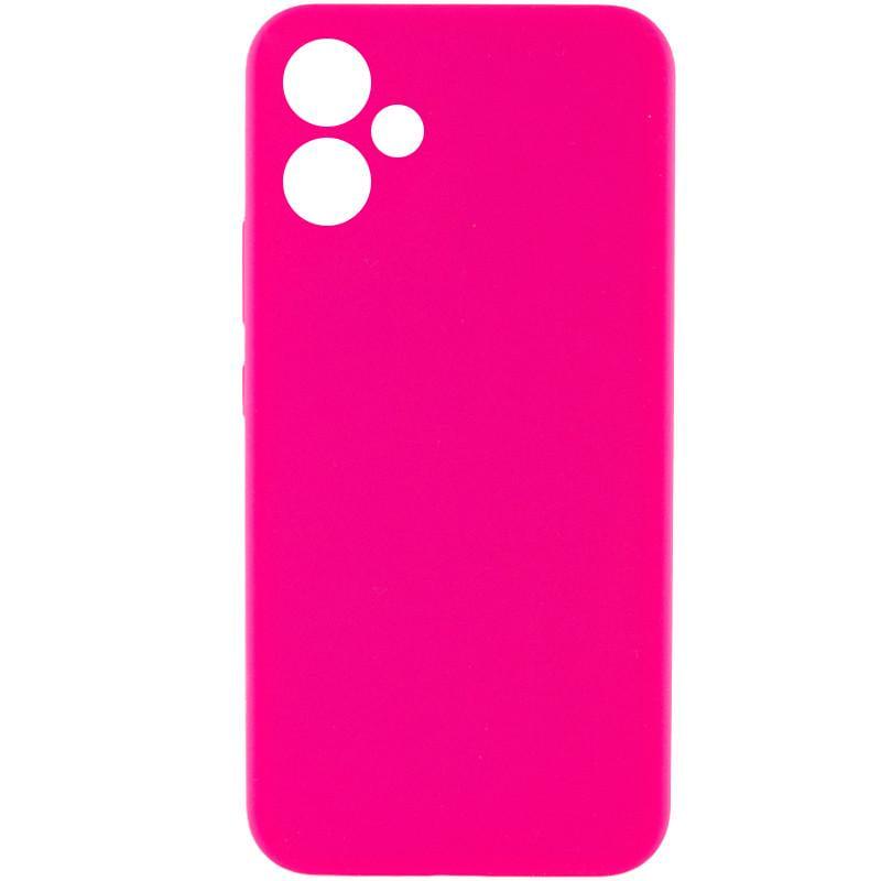 Протиударний Чохол Silicone Cover Lakshmi Full Camera (AAA) для Samsung Galaxy A06 Розовий / Barbie pink