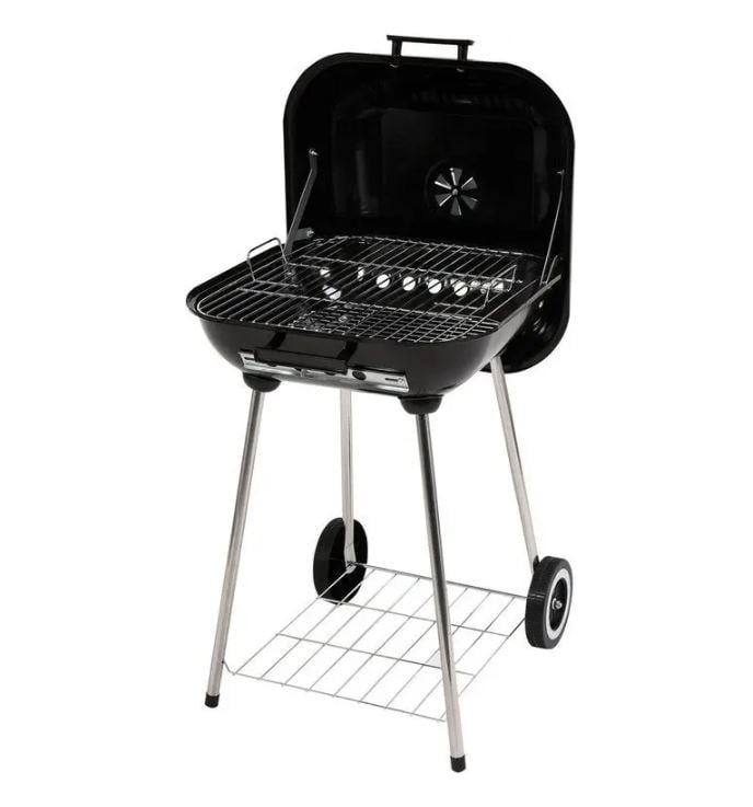 Садовий мангал на вугіллі з кришкою LUND 40X45 см (99580)