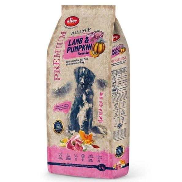 Корм для собак ALICE Professional Premium Balance Lamb&Pumkin Преміальний баранина та гарбуз 26/12 17 кг (000021223)