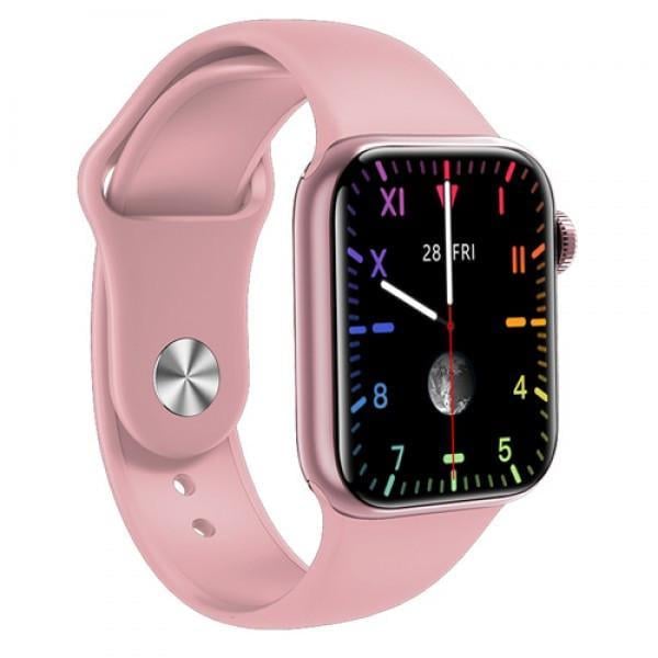 Смарт-часы Smart Watch Series 6 M16 PLUS голосовой вызов 44 мм Розовый (20282788)