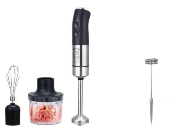 Блендер Hoffmans кухонный 5в1 800 ВТ Черный (HM-8043)