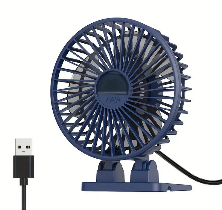 Вентилятор настольный от USB 3 скорости Синий (ZLS-USB01) Вентилятор настольный от USB 3 скорости Синий (ZLS-USB01)