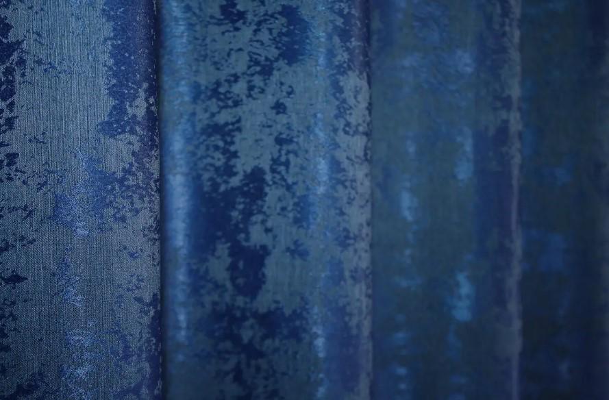 Комплект штор на люверсах SULTAN XO жакард 1,5х2,5 м 2 шт. Синій (1149ш) - фото 6