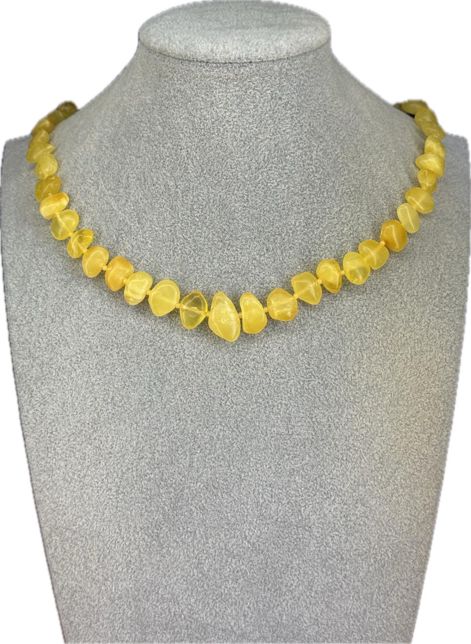 Ожерелье из янтаря лечебное 47 см (н-655)