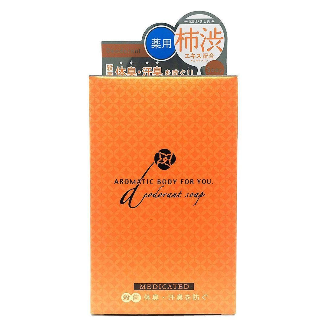 Мыло Pelican Kakishibu арома против возрастного запаха пота и тела 100 г (32964893)