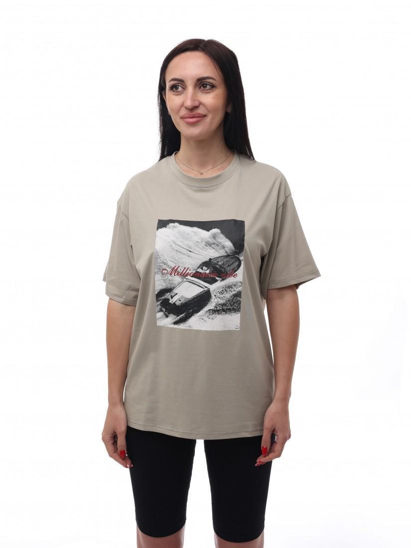 Футболка женская est. 1991 XXL Серый (278365-XXL)
