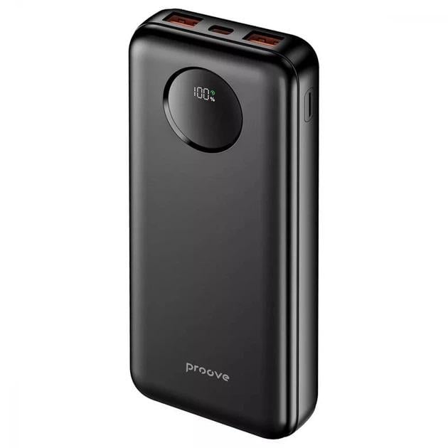 Повербанк Proove Illuminator SE 22,5W 10000 mAh Black (2554455) Повербанк Proove Illuminator SE 22,5W 10000 mAh Black (2554455)