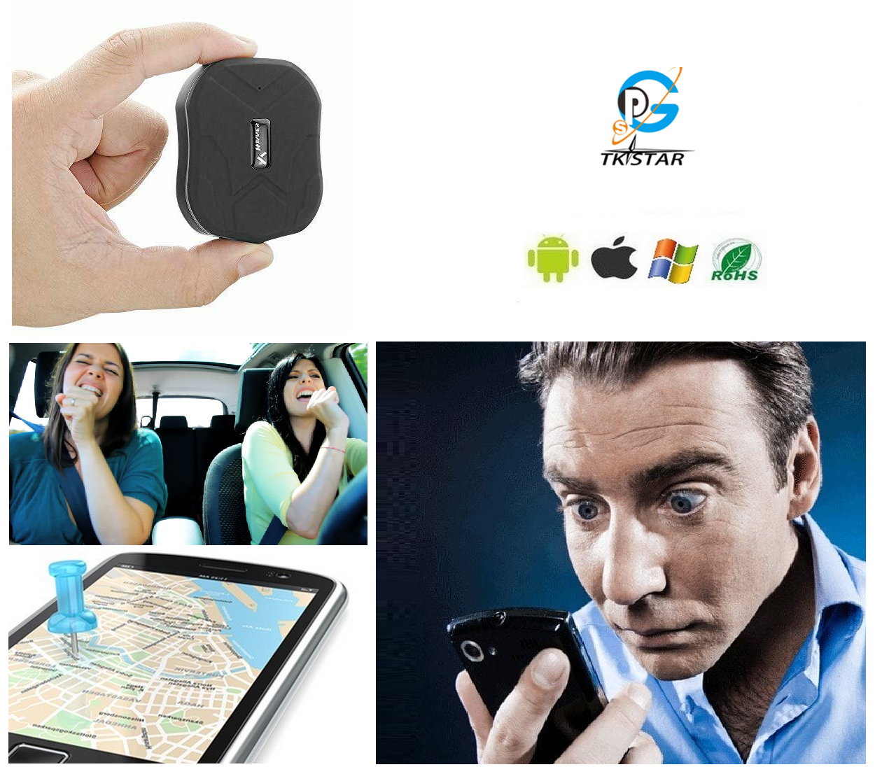 GPS-трекер автомобильный TKSTAR-Winners TK905-mini с магнитом 1500 мАч IP66 - фото 9