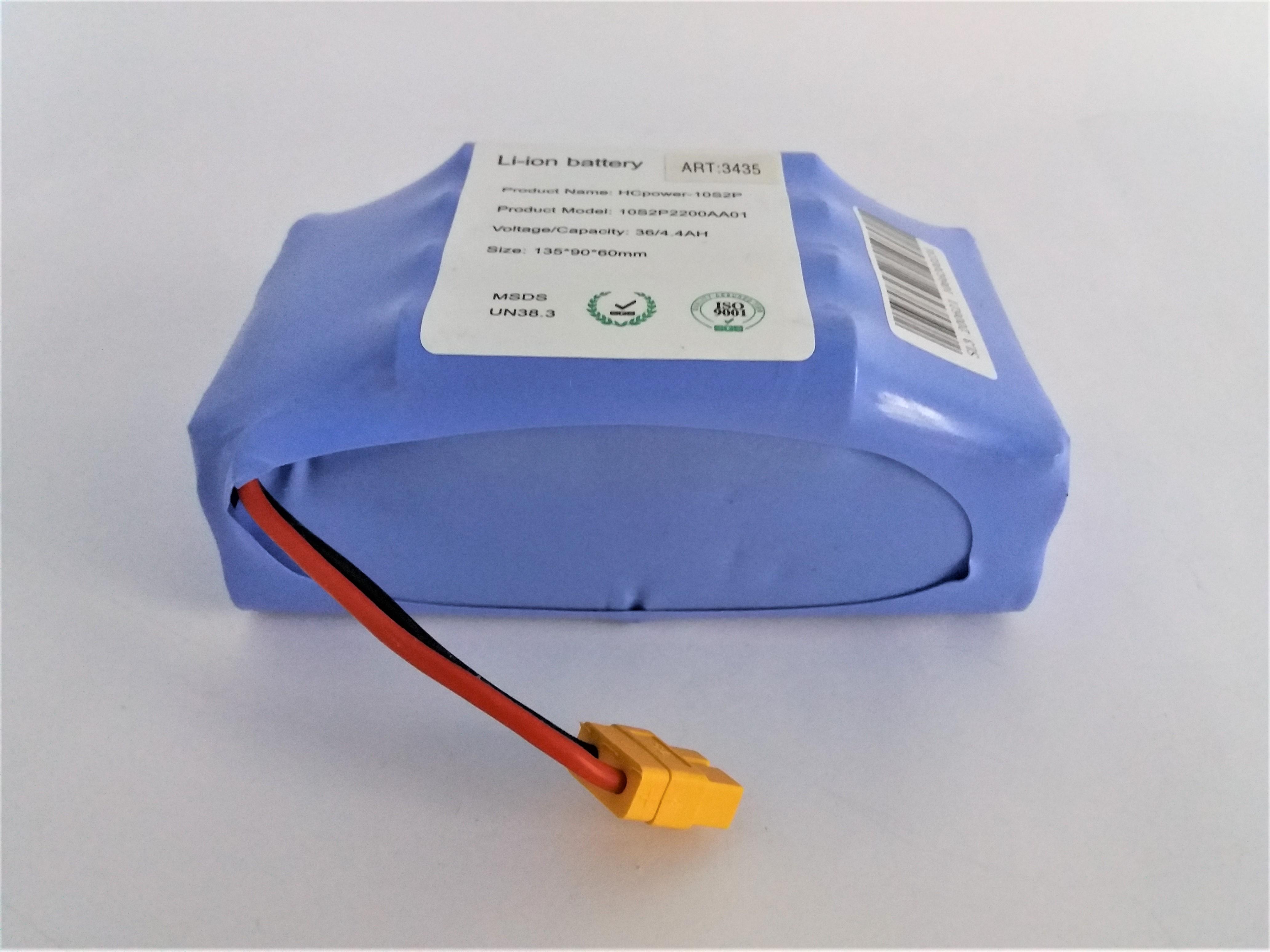 Акумулятор для гіроборда Li-ion UKC 10S2P 36v 4400 mAh - фото 2