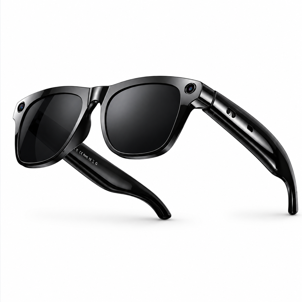 смарт-очки Smart AI Glasses xKoen One Pro с камерой Full HD Bluetooth Wi-Fi затемненные линзы Черный