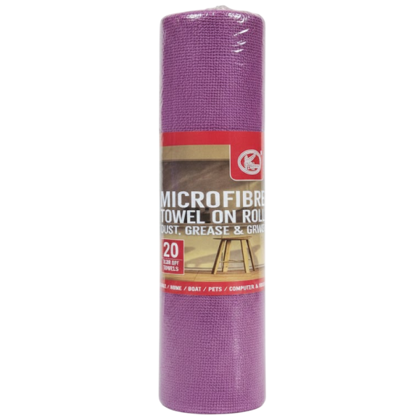 Полотенца для уборки отрывные Koloco микрофибра 30х30 см Пурпурный (31640131)