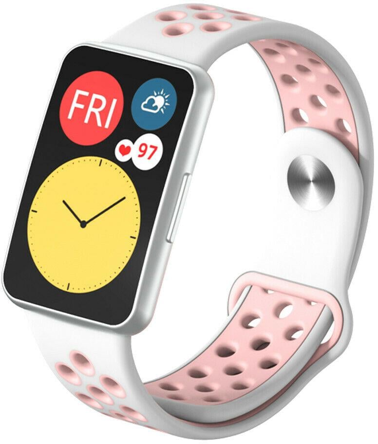 Ремешок Sport для Huawei Watch Fit Pink/White (21209-52)