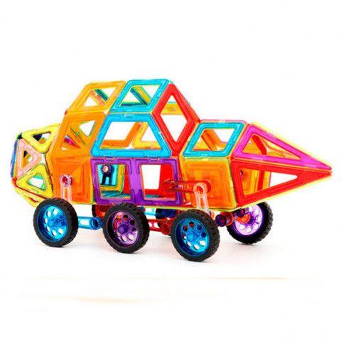 Конструктор магнитный 3D в чемодане 118 шт.