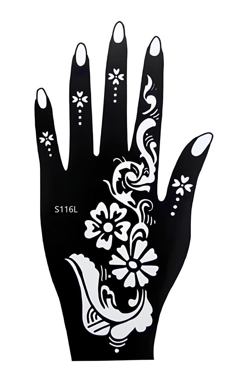 Трафарет для тату S116L для лівої руки (2273957126)