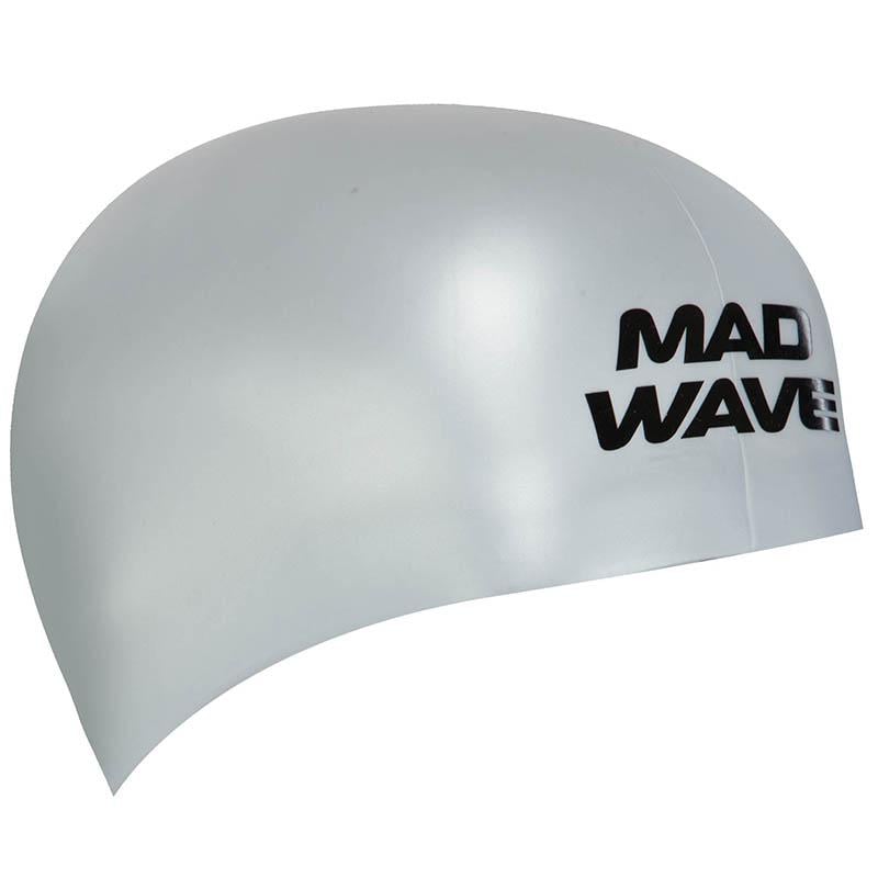 Шапочка для плавания Mad Wave D-Cap Fina Approved M053701 M Серебряный (60444212)