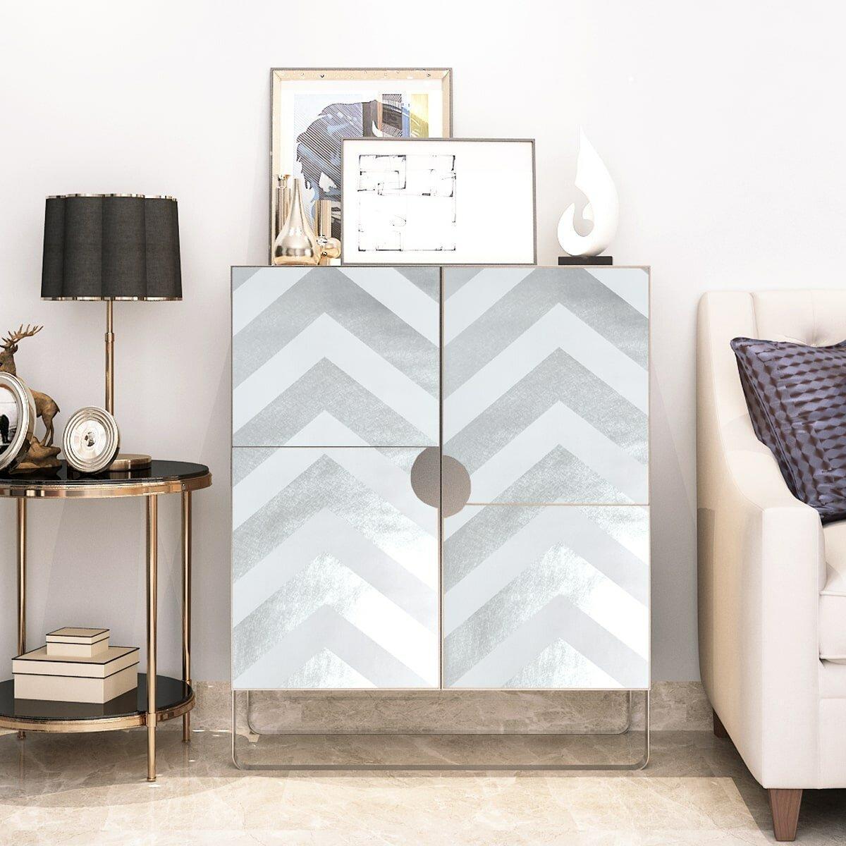 Плівка самоклеюча 0,45х10 м х0,07 мм Сріблястий SW-00001221 - фото 5 Плівка самоклеюча 0,45х10 м х0,07 мм Сріблястий SW-00001221 - фото 5