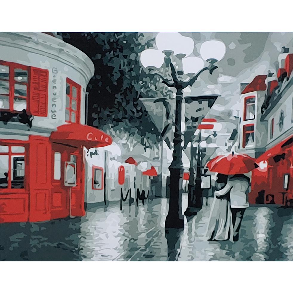 Картина по номерам Strateg Премиум Вечерняя прогулка 40х50 см (GS072)