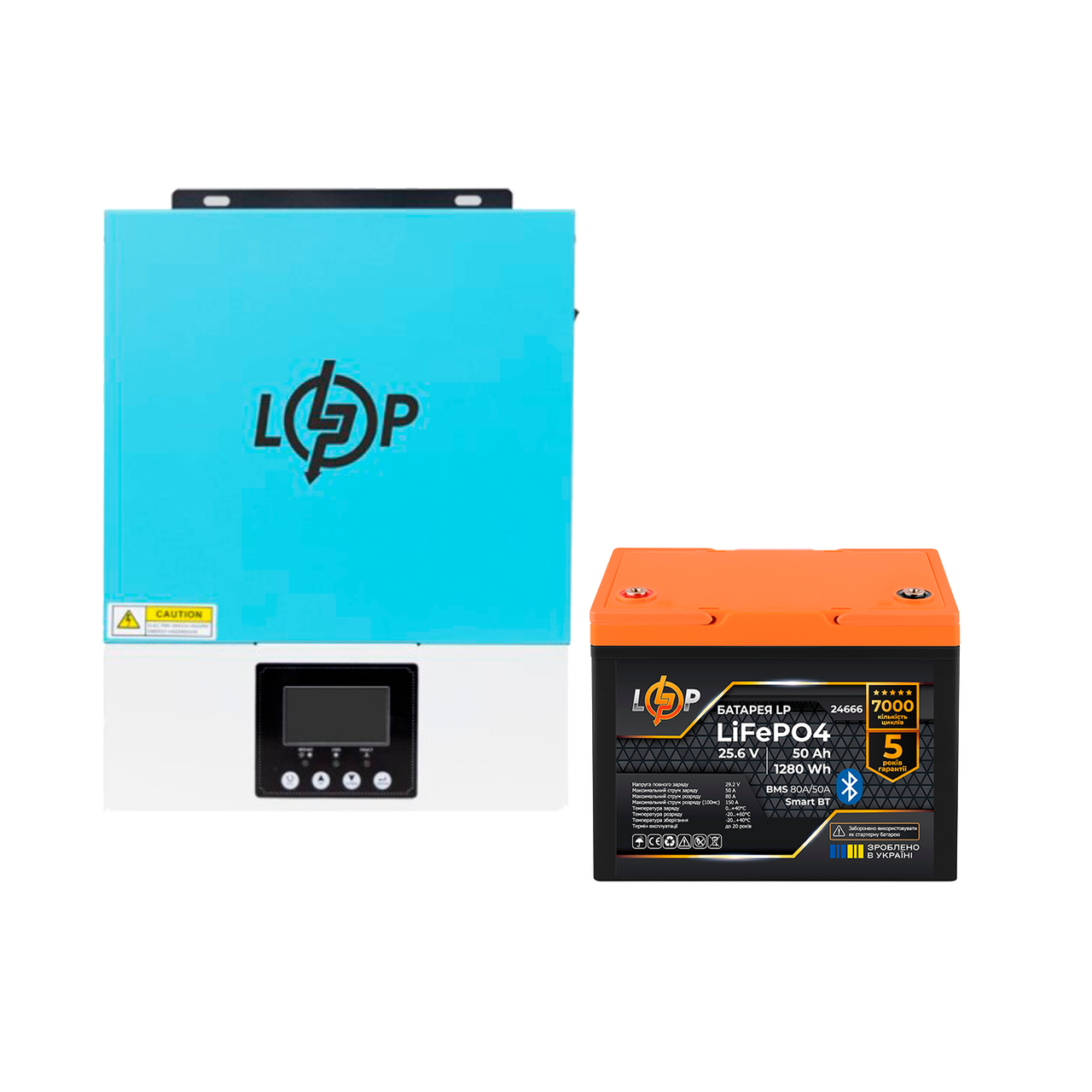 Комплект резервного питания LogicPower W3000 и литиевая LiFePO4 батарея 1280Wh