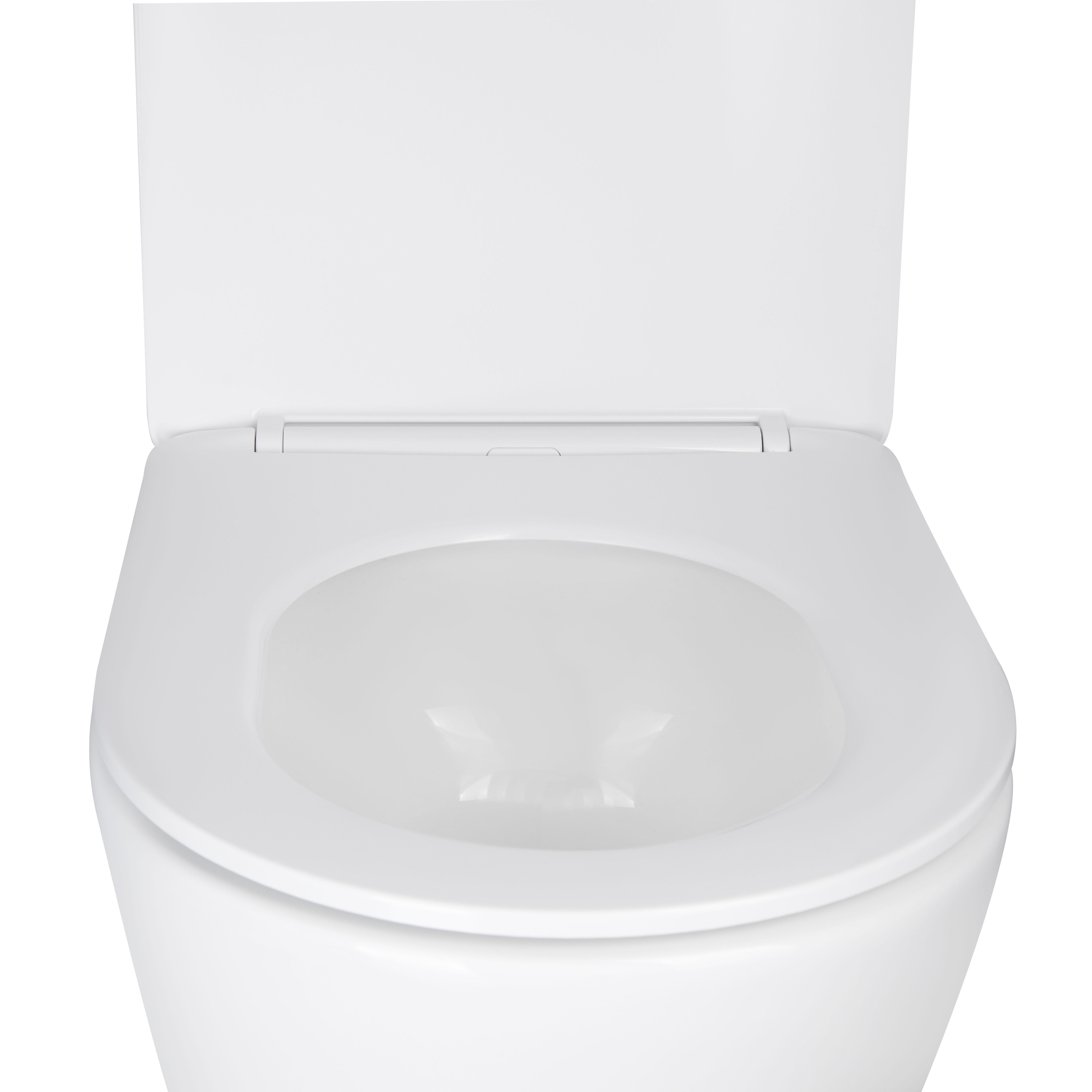 Унітаз підвісний Q-tap Swan Ultra Quiet/сидіння Slim Duroplast Soft-close Quick relase 485х360х320 мм White - фото 10