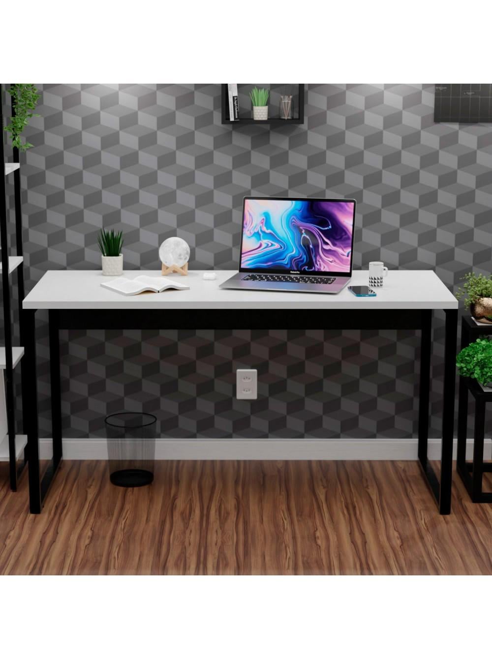 Стол офисный MSM Loft белый металл/ДСП профиль 20х40 мм (OF029)